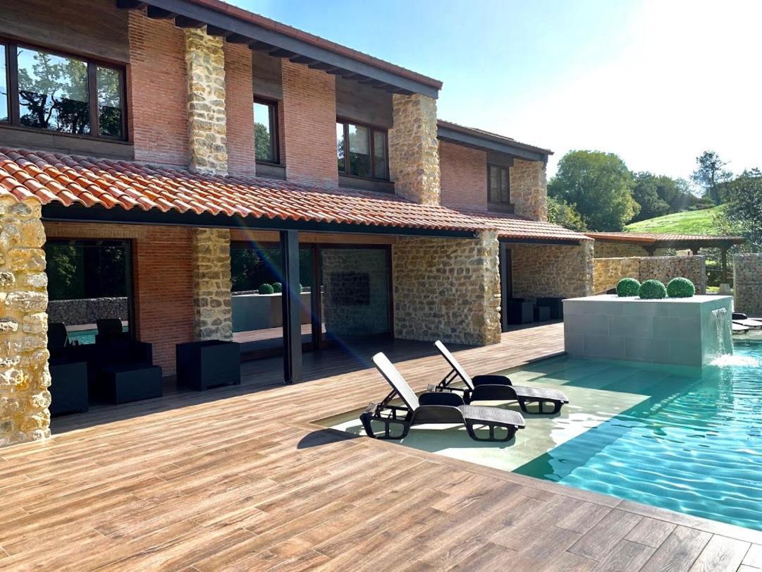 2 Apartamentos En Villa Con Piscina Privada En Asturias El Marquesau Noriega Extérieur photo
